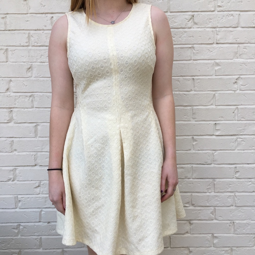 White lace dress